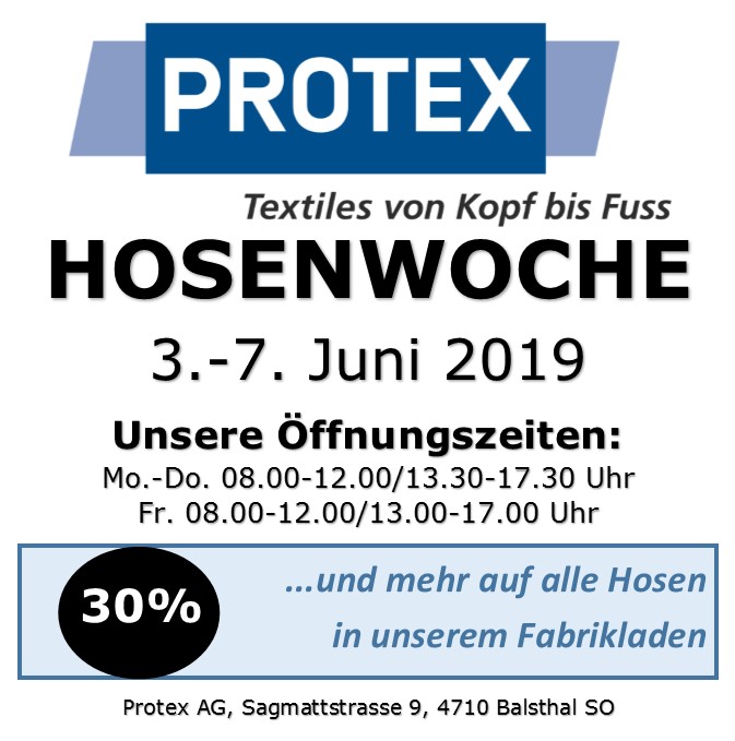 Hosenwoche 3.-7. Juni 2019