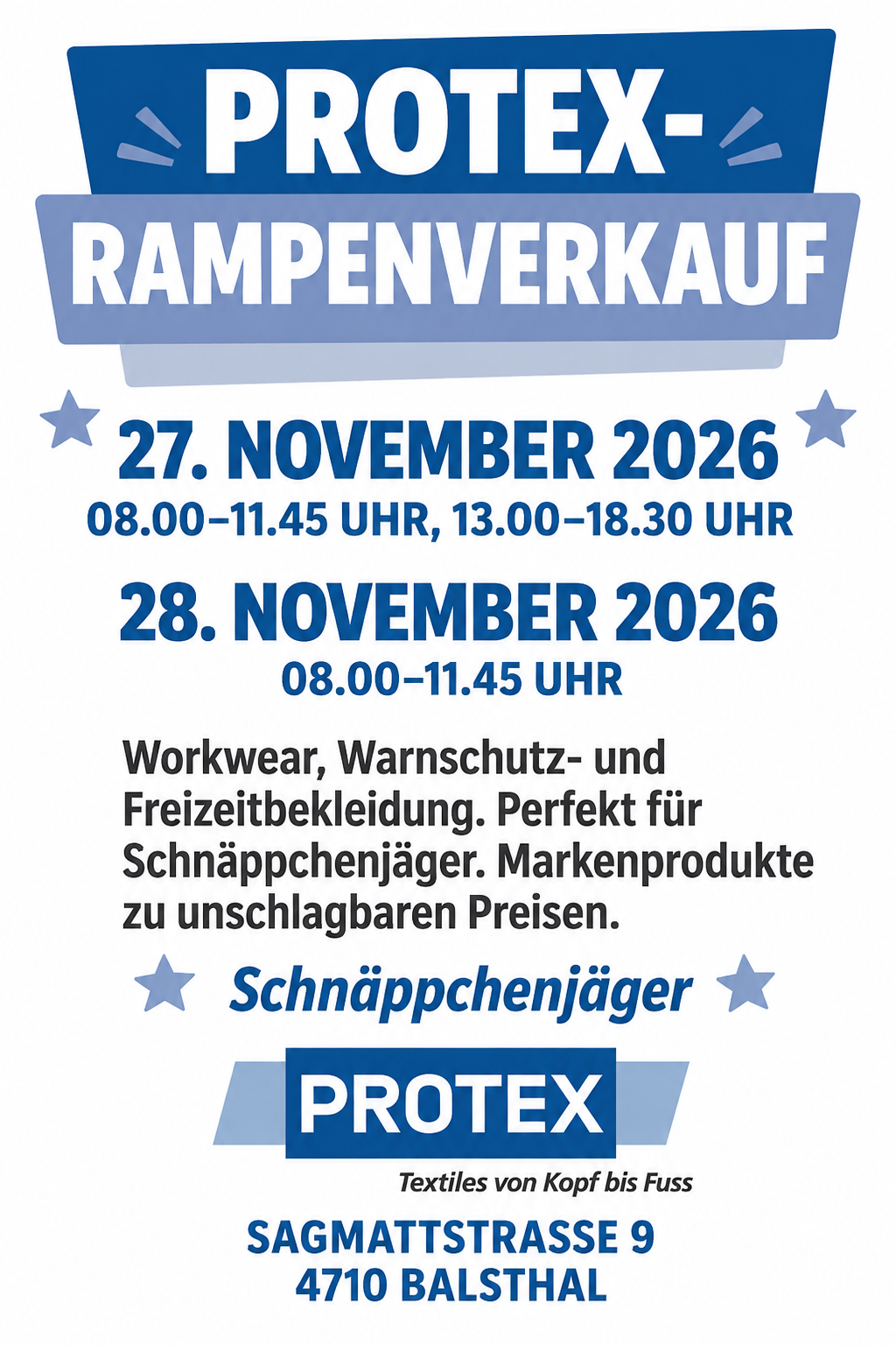 Rampenverkauf 2026