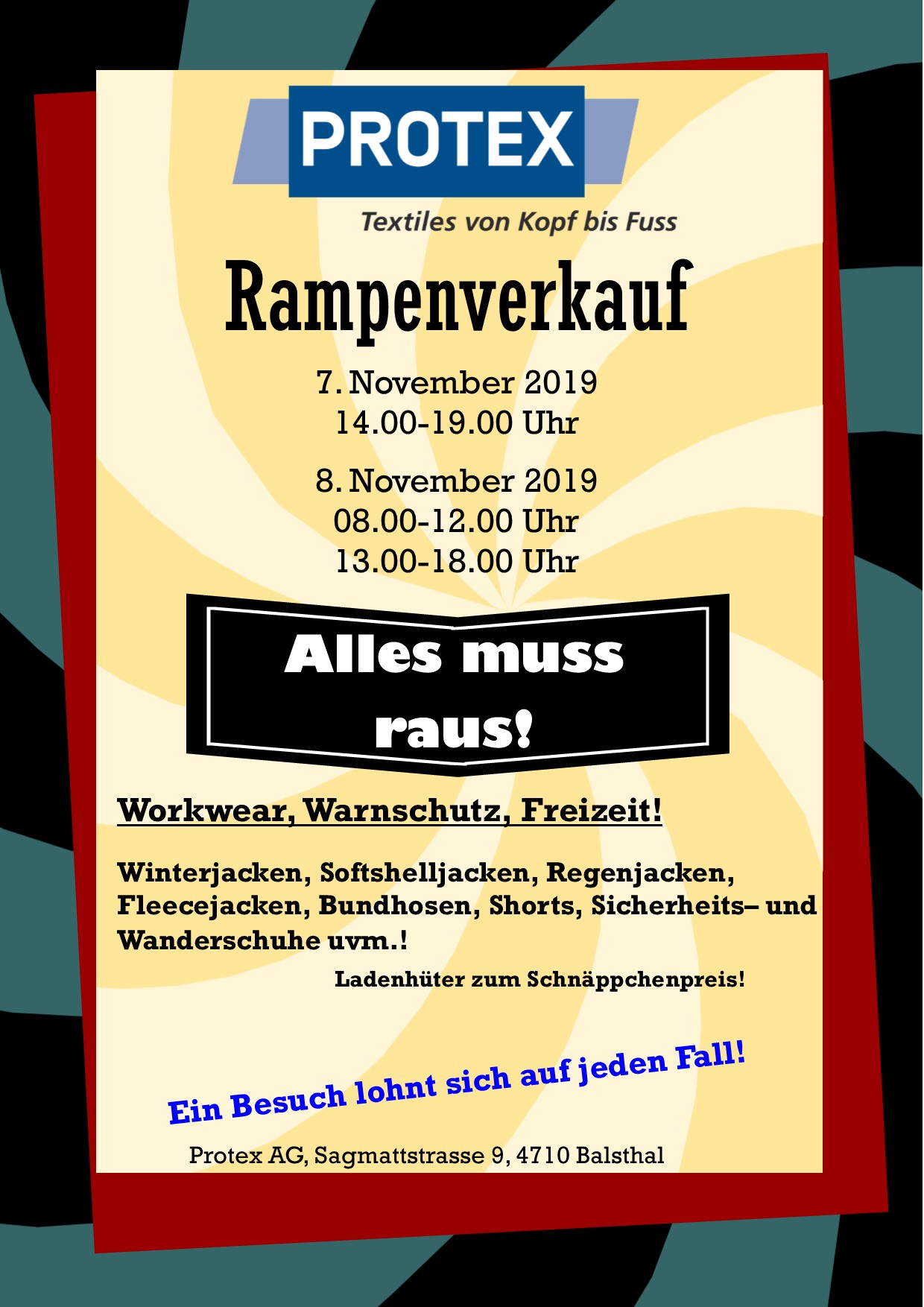 Rampenverkauf 2019