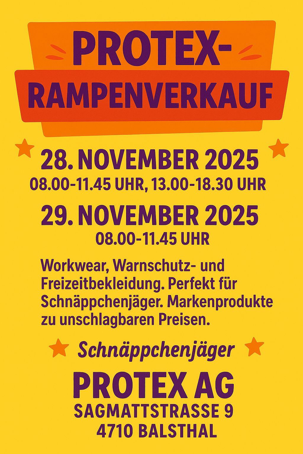 Rampenverkauf 2025